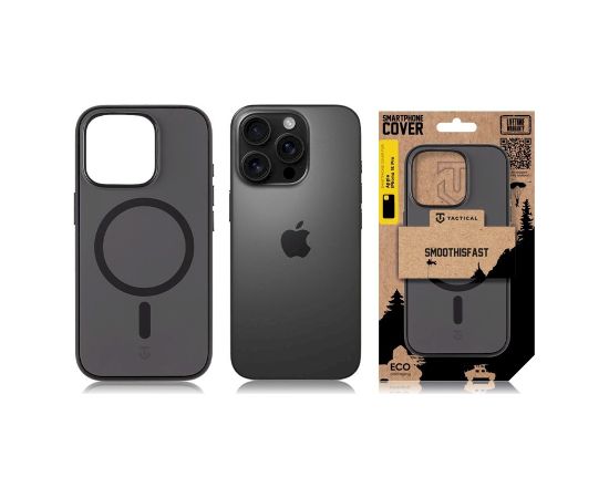 Tactical MagForce SmoothIsFast Cover Защитный чехол для Apple iPhone 16 Pro / асфальтовый Чехлы - альтернативные