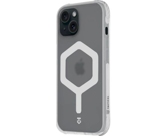 Tactical MagForce Hexagon Cover Aizsargapvalks priekš Apple iPhone 15 / balts Neoriģinālie Maciņi