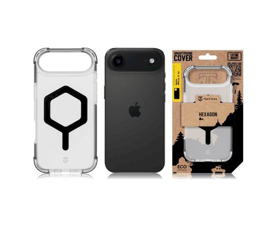 Tactical MagForce Hexagon Cover Aizsargapvalks priekš Apple iPhone Air / melns Neoriģinālie Maciņi