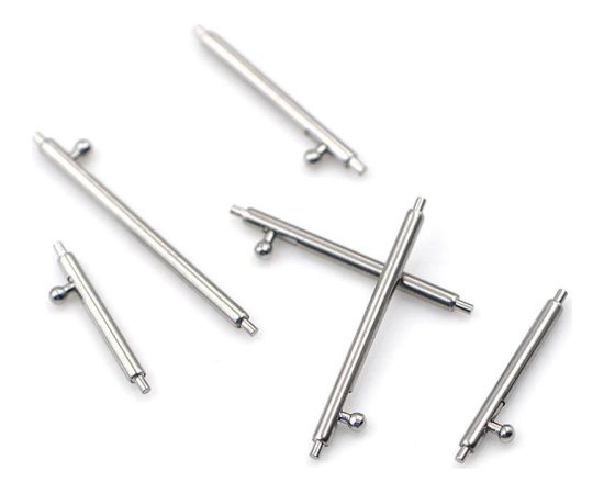 Tactical Watch Pin Штифты для часов из нержавеющей стали 22mm 2шт / серебристый Smart pūlksteņu aksesuāri