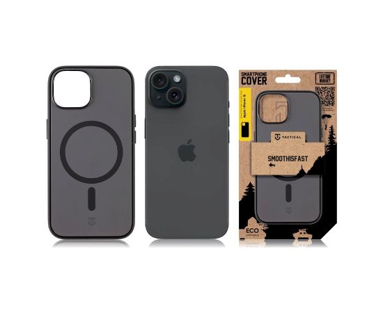 Tactical MagForce SmoothIsFast Cover Защитный чехол для Apple iPhone 15 / асфальт Чехлы - альтернативные
