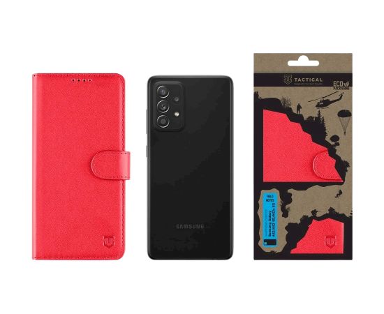 Tactical Field Notes Aizsargapvalks priekš Samsung Galaxy A52/A52 5G/A52s 5G / sarkans Neoriģinālie Maciņi