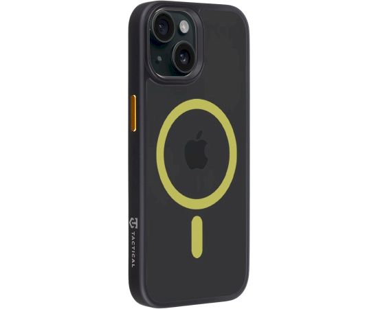 Tactical MagForce Hyperstealth 2.0 Aizsargapvalks priekš iPhone 15 / melns/dzeltens Neoriģinālie Maciņi