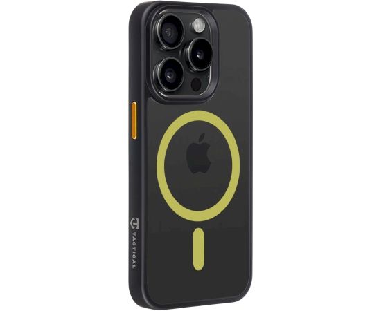 Tactical MagForce Hyperstealth 2.0 Aizsargapvalks priekš iPhone 15 Pro / melns/dzeltens Neoriģinālie Maciņi