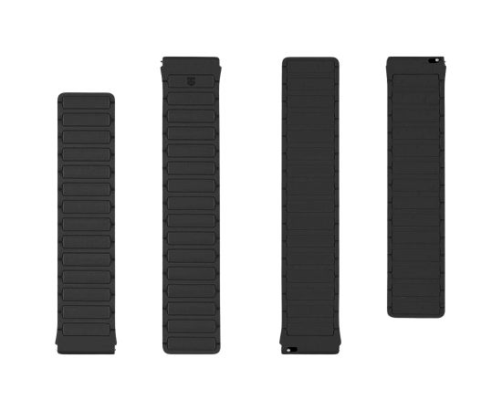 Tactical MagBand 22mm Magnētiskā viedpulksteņa siksniņa / melna Smart-Watch aksesuāri