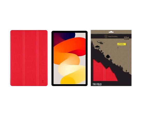 Tactical Book Tri Fold Case Чехол для планшета Xiaomi Redmi Pad SE 11 / красный Сумки, чехлы для планшетников