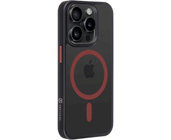 Tactical MagForce Hyperstealth 2.0 Aizsargapvalks priekš iPhone 15 Pro / melns/sarkans Neoriģinālie Maciņi