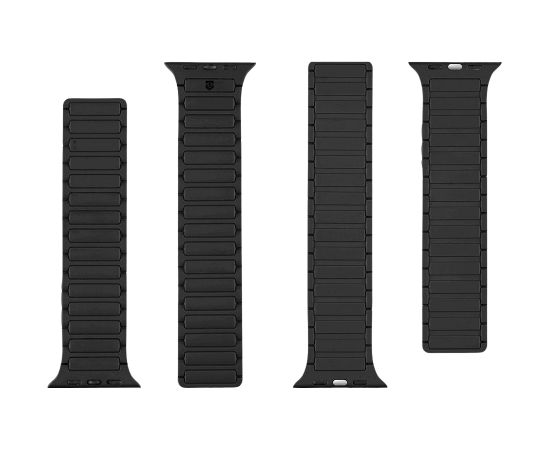 Tactical MagBand Viedpulksteņu siksniņa priekš Apple Watch 42/44/45/46/49 / melns Smart-Watch aksesuāri