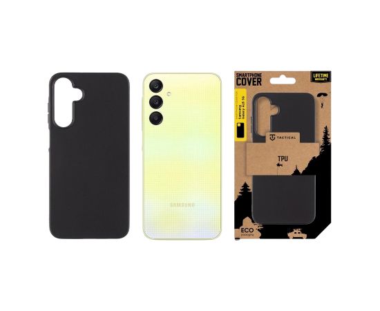 Tactical TPU Cover Aizsargapvalks priekš Samsung Galaxy A25 5G / melns Neoriģinālie Maciņi