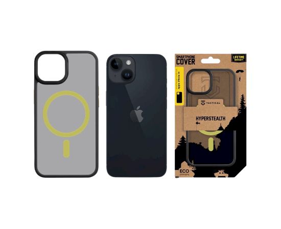 Tactical MagForce Hyperstealth 2.0 Aizsargapvalks priekš iPhone 14 / melns/dzeltens Neoriģinālie Maciņi