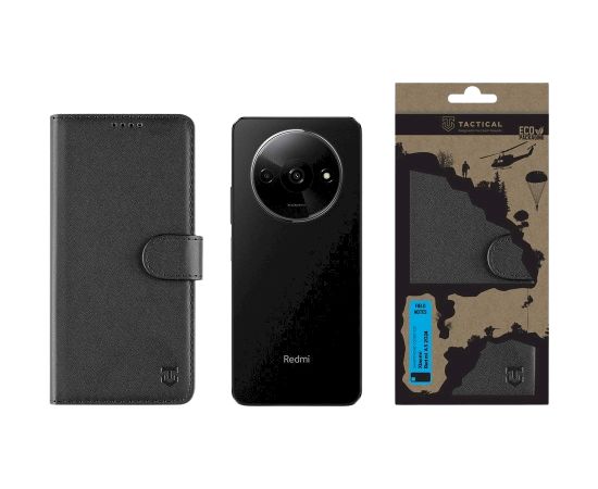 Tactical Field Notes Aizsargapvalks priekš Xiaomi Redmi A3 2024 / melns Neoriģinālie Maciņi
