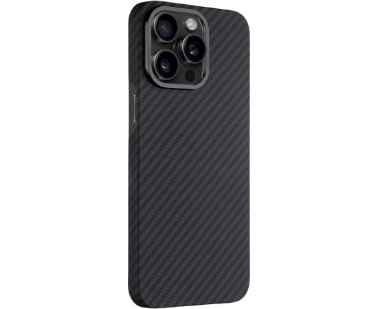 Tactical MagForce Aramid Cover Aizsargapvalks priekš Apple iPhone 15 Pro Max / melns Neoriģinālie Maciņi