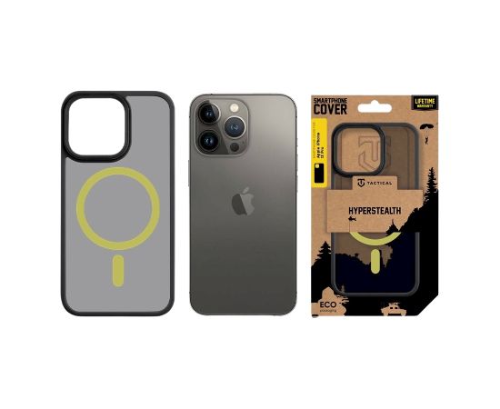 Tactical MagForce Hyperstealth 2.0 Cover Aizsargapvalks priekš iPhone 13 Pro / melns/dzeltens Neoriģinālie Maciņi