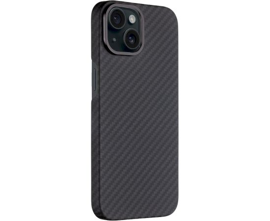 Tactical MagForce Aramid Cover Aizsargapvalks priekš Apple iPhone 15 / melns Neoriģinālie Maciņi