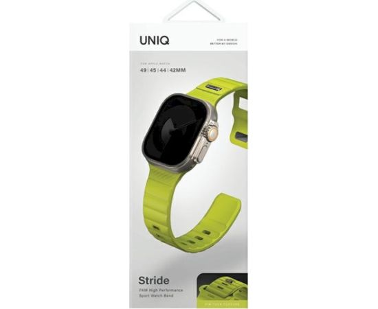 UniqStride FKM Rubber Ремешок для Apple Watch 42/44/45/49mm Smart pūlksteņu aksesuāri