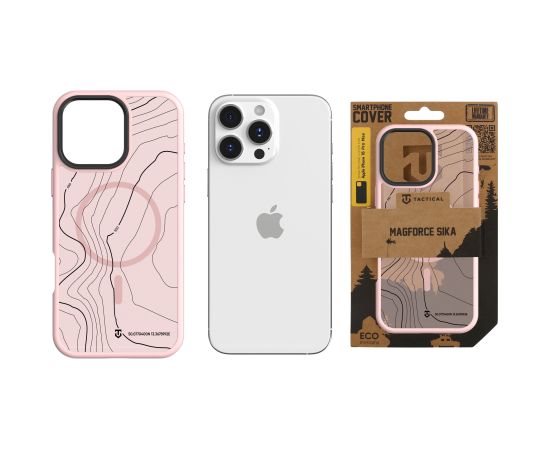 Tactical MagForce Hyperstealth Sika Cover Aizsargapvalks priekš iPhone 16 Pro Max / rozā pantera Neoriģinālie Maciņi