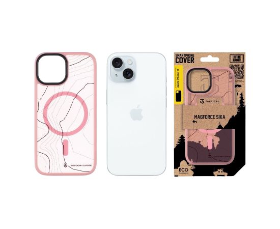 Tactical MagForce Hyperstealth Sika Cover Aizsargapvalks priekš iPhone 15 / rozā pantera Neoriģinālie Maciņi