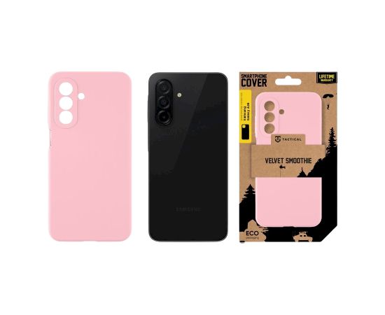 Tactical Velvet Smoothie Cover Aizsargapvalks priekš Samsung Galaxy A26 5G / rozā pantera Neoriģinālie Maciņi