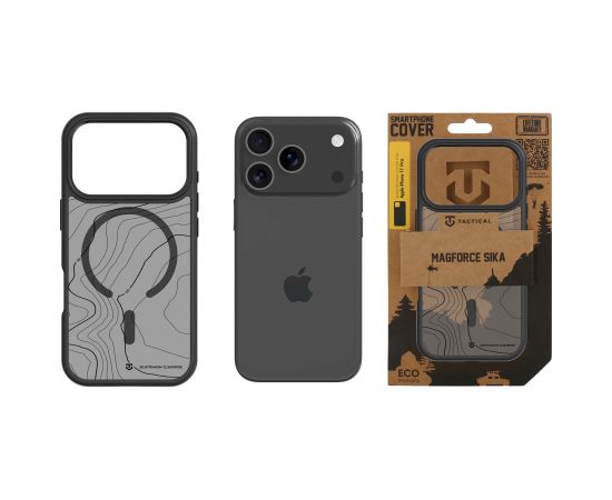 Tactical MagForce Hyperstealth Sika Cover Aizsargapvalks priekš iPhone 17 Pro / asfalts Neoriģinālie Maciņi