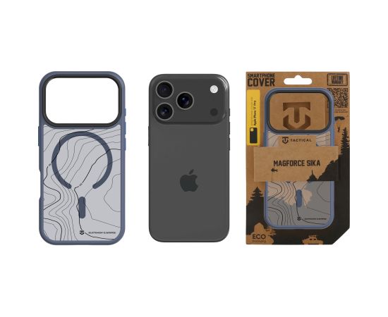 Tactical MagForce Hyperstealth Sika Cover Aizsargapvalks priekš iPhone 17 Pro / dziļi zils Neoriģinālie Maciņi