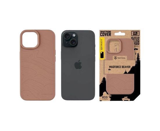 Tactical MagForce Beaver Cover Aizsargapvalks priekš iPhone 15 / Moucha Moose Neoriģinālie Maciņi