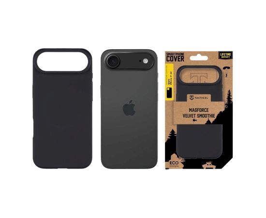 Tactical MagForce Velvet Smoothie Cover Aizsargapvalks priekš Apple iPhone Air / asfalts Neoriģinālie Maciņi