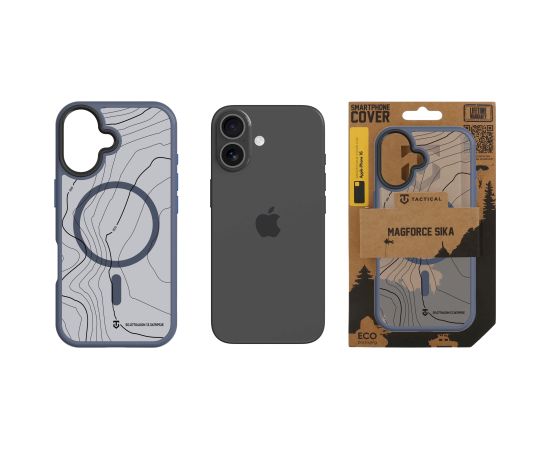 Tactical MagForce Hyperstealth Sika Cover Aizsargapvalks priekš iPhone 16 / tumši zils Neoriģinālie Maciņi