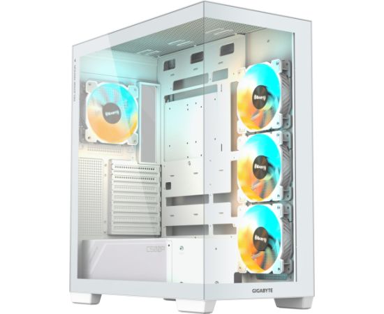 GIGABYTE C500 Panoramic Stealth Ice, Tower Case (White, Tempered Glass x 2) Корпуса