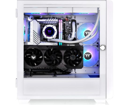 Thermaltake S250 ARGB, tower case (white, tempered glass) Корпуса
