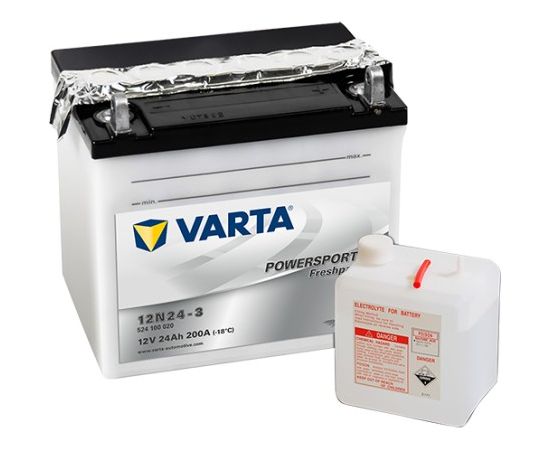Akumulators VARTA 12N24-2 12V 24Ah 200A Powersports SLI 186*125*178 -+ Akumulatori