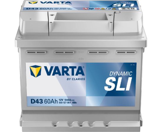 Akumulators VARTA D43 60Ah 540A Dynamic 242*175*190 +- B13 Akumulatori
