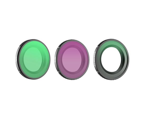 Sunnylife 1/4" lens filters 3 pcs. - Black Mist + CPL + ND16 for Osmo Nano Sporta kameru aksesuāri