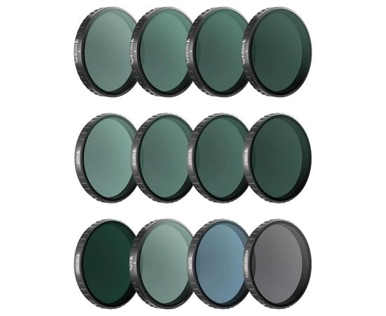 Freewell Filter Set for OSMO Action 6 – Mega Kit – 12-piece package Aksesuāri sporta kamerām
