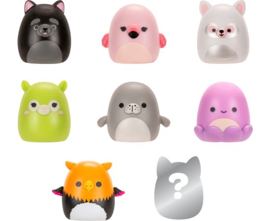 SQUISHMALLOWS SQUISH-A-LONGS figūriņas, 8 gab., 2,5 cm Jaunumi, Bērnu preces