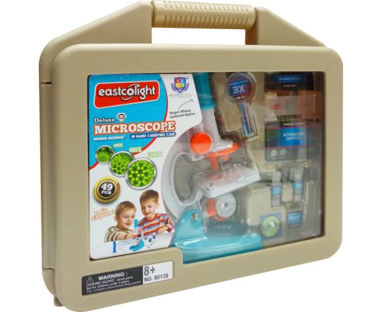 EASTCOLIGHT Mikroskops Luksusa komplekts 200/600/1200 Jaunumi, Bērnu preces