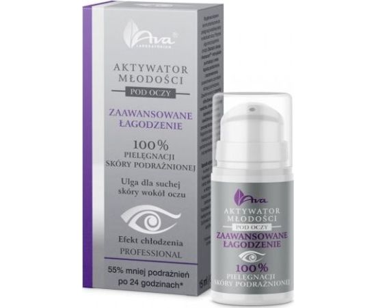 Ava Aktywator Młodości pod oczy - Zaawansowane Łagodzenie 15ml Sejas kopšana