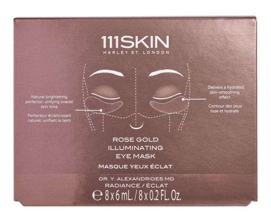 The Body Shop 111SKIN_Rose Gold Illuminating Eye Masks maska pod oczy 8x6ml Sejas kopšana