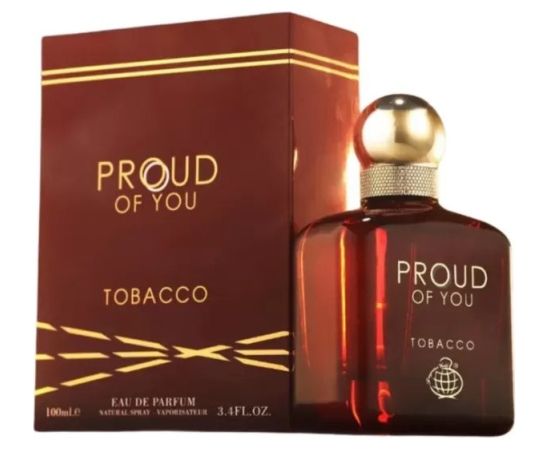 Fragrance World Proud of You Tobacco Eau de Parfum 100ml Vīriešu Smaržas