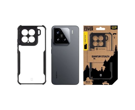 Tactical Quantum Stealth Cover Защитный чехол для Xiaomi 15 5G / прозрачный/чёрный Чехлы - альтернативные