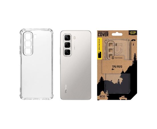 Tactical TPU Plyo Cover Aizsargapvalks priekš Infinix Hot 50 4G / caurspīdīgs Neoriģinālie Maciņi