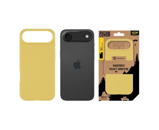 Tactical MagForce Velvet Smoothie Cover Aizsargapvalks priekš Apple iPhone Air / dzeltens Neoriģinālie Maciņi