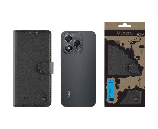 Tactical Field Notes Aizsargapvalks priekš Honor 400 Lite / melns Neoriģinālie Maciņi