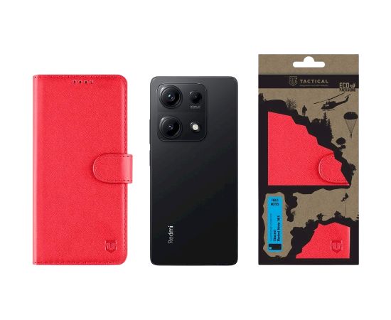 Tactical Field Notes Защитный чехол для Xiaomi Redmi Note 14S / красный Чехлы - альтернативные