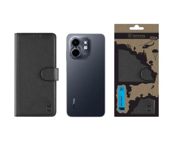 Tactical Field Notes Aizsargapvalks priekš Infinix Smart 9 / melns Neoriģinālie Maciņi