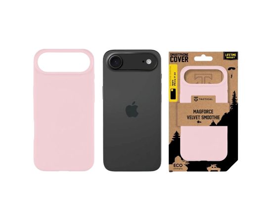Tactical MagForce Velvet Smoothie Cover Aizsargapvalks priekš Apple iPhone Air / rozā Neoriģinālie Maciņi