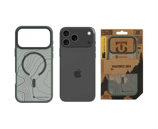 Tactical MagForce Hyperstealth Sika Cover Aizsargapvalks priekš iPhone 17 Pro Max / meža zaļš Neoriģinālie Maciņi
