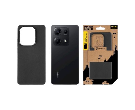 Tactical TPU Cover Aizsargapvalks priekš Xiaomi Redmi Note 14S / melns Neoriģinālie Maciņi