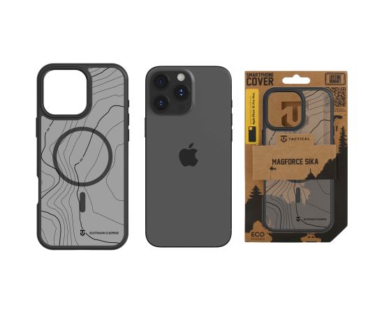 Tactical MagForce Hyperstealth Sika Cover Aizsargapvalks priekš iPhone 16 Pro Max / asfalts Neoriģinālie Maciņi