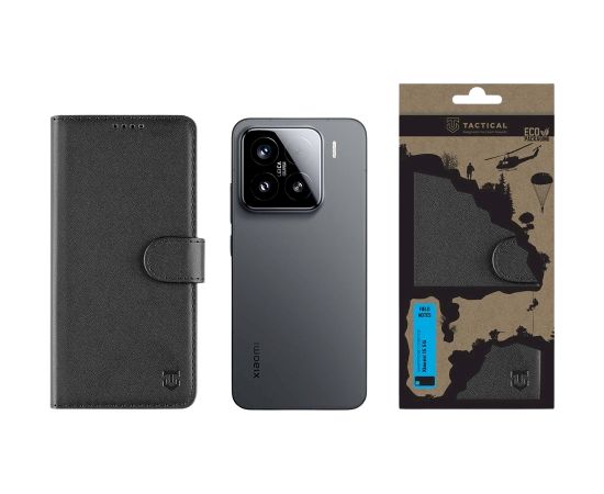 Tactical Field Notes Aizsargapvalks priekš Xiaomi 15 5G / melns Neoriģinālie Maciņi