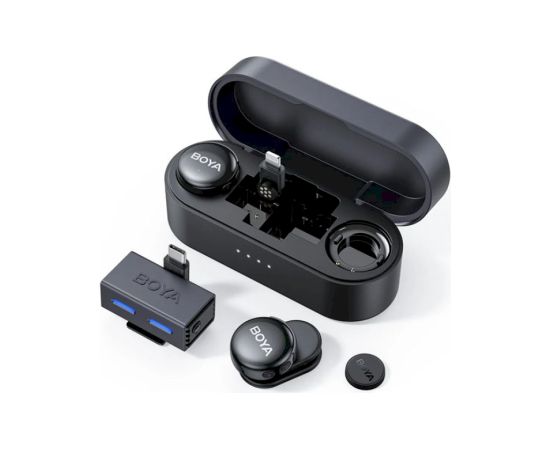 Boya Boyalink 3-01 Беспроводной микрофон 2.4 GHz / Type-C / Lightning Наушники